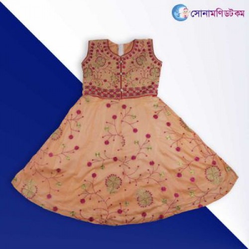 Girl Sleeveless Frock - Orange | Frocks & Dresses | GIRLS FASHION at Sonamoni.com Girl Sleeveless Frock - Orange | Frocks & Dresses | GIRLS FASHION at Sonamoni.com
