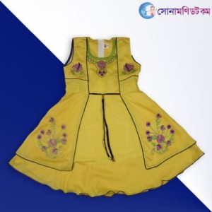 Girls Sleeveless Frock - Yellow | Frocks & Dresses | GIRLS FASHION at Sonamoni.com Girls Sleeveless Frock - Yellow | Frocks & Dresses | GIRLS FASHION at Sonamoni.com