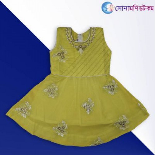 Girls Sleeveless Frock - Yellow | Frocks & Dresses | GIRLS FASHION at Sonamoni.com Girls Sleeveless Frock - Yellow | Frocks & Dresses | GIRLS FASHION at Sonamoni.com