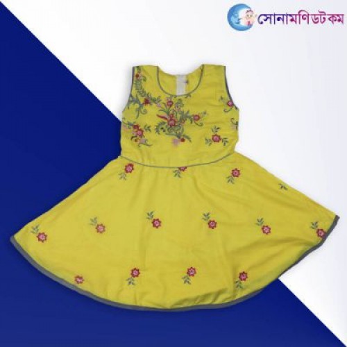 Girls Sleeveless Frock - Yellow | Frocks & Dresses | GIRLS FASHION at Sonamoni.com Girls Sleeveless Frock - Yellow | Frocks & Dresses | GIRLS FASHION at Sonamoni.com