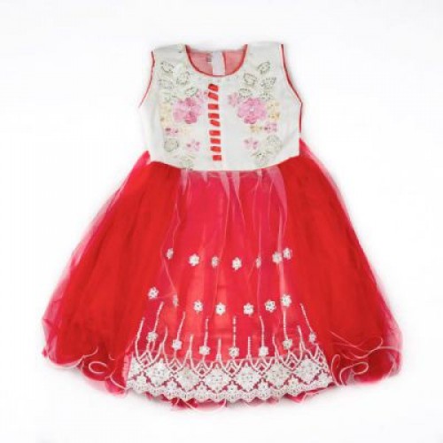 Girls Frock - Red | Frocks & Dresses | GIRLS FASHION at Sonamoni.com Girls Frock - Red | Frocks & Dresses | GIRLS FASHION at Sonamoni.com