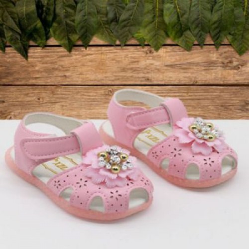 Girls Sandal Flower Applique - Light Pink | Sandals | FOOTWEAR at Sonamoni.com Girls Sandal Flower Applique - Light Pink | Sandals | FOOTWEAR at Sonamoni.com