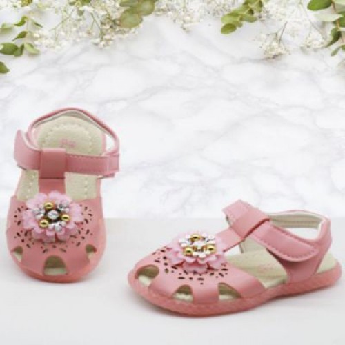 Girls Sandal Flower Applique - Light Pink | Sandals | FOOTWEAR at Sonamoni.com Girls Sandal Flower Applique - Light Pink | Sandals | FOOTWEAR at Sonamoni.com