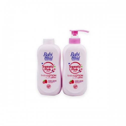 Babi Mild Sweet Pink Lotion (Thailand) - 400 ml + 400 ml | Baby Oil & Lotion | Bath & Skin at Sonamoni.com Babi Mild Sweet Pink Lotion (Thailand) - 400 ml + 400 ml | Baby Oil & Lotion | Bath & Skin at Sonamoni.com