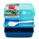 Lunch Box - Blue | Lunch & Tiffin Box | SCHOOL SUPPLIES at Sonamoni.com Lunch Box - Blue | Lunch & Tiffin Box | SCHOOL SUPPLIES at Sonamoni.com