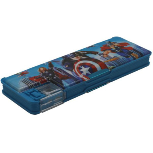 Pencil Box Dual Compartment Marvel Printe - Blue | Pen, Pencil & Pencil Box | SCHOOL SUPPLIES at Sonamoni.com Pencil Box Dual Compartment Marvel Printe - Blue | Pen, Pencil & Pencil Box | SCHOOL SUPPLIES at Sonamoni.com