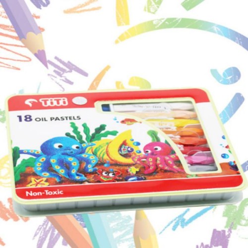 TiTi - 18 Oil Pastels | Color Pencil & Oil Pastels | SCHOOL SUPPLIES at Sonamoni.com TiTi - 18 Oil Pastels | Color Pencil & Oil Pastels | SCHOOL SUPPLIES at Sonamoni.com