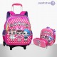 Trolley School Bag Doll Print - Pink | School Bag & Back Pack | SCHOOL SUPPLIES at Sonamoni.com Trolley School Bag Doll Print - Pink | School Bag & Back Pack | SCHOOL SUPPLIES at Sonamoni.com