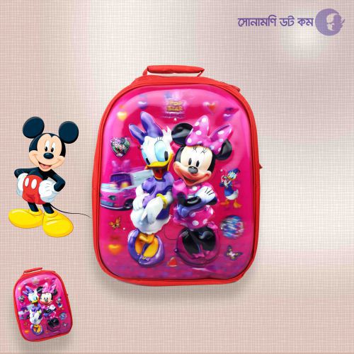 School Bag Micky Mouse Print - Red | School Bag & Back Pack | SCHOOL SUPPLIES at Sonamoni.com School Bag Micky Mouse Print - Red | School Bag & Back Pack | SCHOOL SUPPLIES at Sonamoni.com
