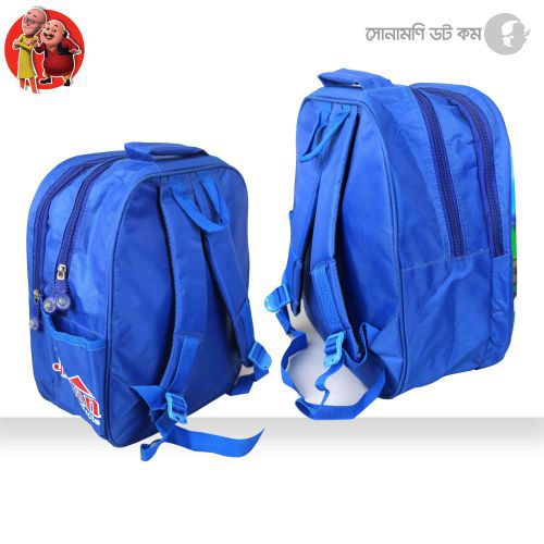 School Bag Motu Patlu Print - Blue | School Bag & Back Pack | SCHOOL SUPPLIES at Sonamoni.com School Bag Motu Patlu Print - Blue | School Bag & Back Pack | SCHOOL SUPPLIES at Sonamoni.com