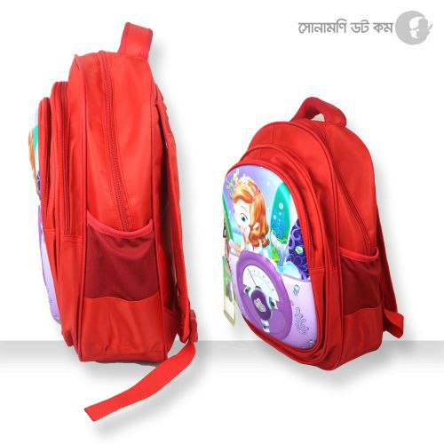 School Bag Princess Print - Red | School Bag & Back Pack | SCHOOL SUPPLIES at Sonamoni.com School Bag Princess Print - Red | School Bag & Back Pack | SCHOOL SUPPLIES at Sonamoni.com
