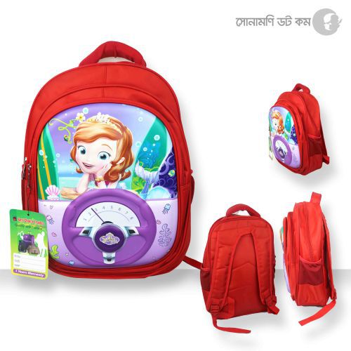 School Bag Princess Print - Red | School Bag & Back Pack | SCHOOL SUPPLIES at Sonamoni.com School Bag Princess Print - Red | School Bag & Back Pack | SCHOOL SUPPLIES at Sonamoni.com