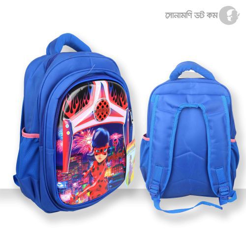 School Bag Ladybug Print - Blue | School Bag & Back Pack | SCHOOL SUPPLIES at Sonamoni.com School Bag Ladybug Print - Blue | School Bag & Back Pack | SCHOOL SUPPLIES at Sonamoni.com