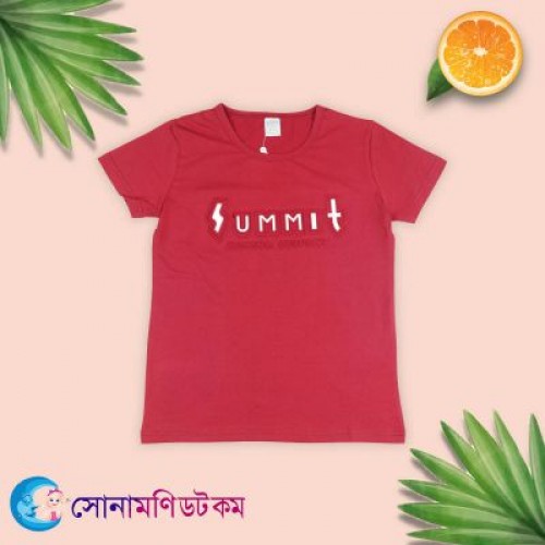Girls T-shirt - Red | Tops & T-shirts | GIRLS FASHION at Sonamoni.com Girls T-shirt - Red | Tops & T-shirts | GIRLS FASHION at Sonamoni.com