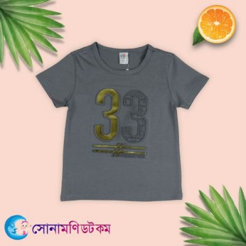 Kids T-shirt - Gray | Tops & T-shirts | GIRLS FASHION at Sonamoni.com Kids T-shirt - Gray | Tops & T-shirts | GIRLS FASHION at Sonamoni.com