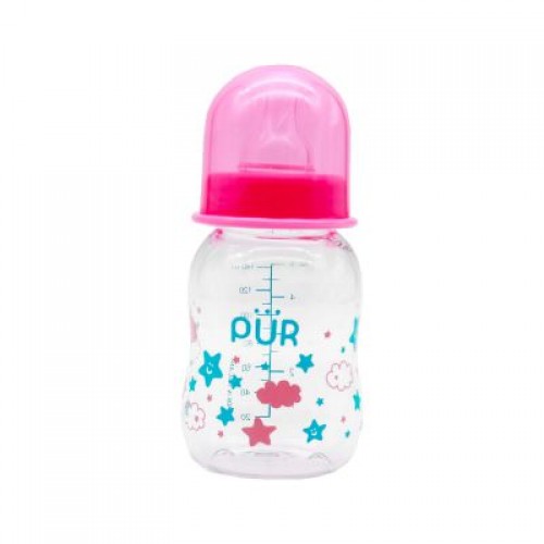 PUR Feeding Bottle 140 ml - Pink | Feeding Bottle | FEEDING & NURSERY at Sonamoni.com PUR Feeding Bottle 140 ml - Pink | Feeding Bottle | FEEDING & NURSERY at Sonamoni.com