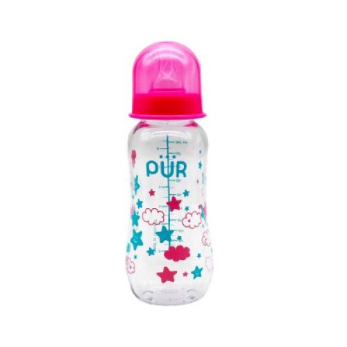 PUR Feeding Bottle 240 ml - Pink | Feeding Bottle | FEEDING & NURSERY at Sonamoni.com PUR Feeding Bottle 240 ml - Pink | Feeding Bottle | FEEDING & NURSERY at Sonamoni.com