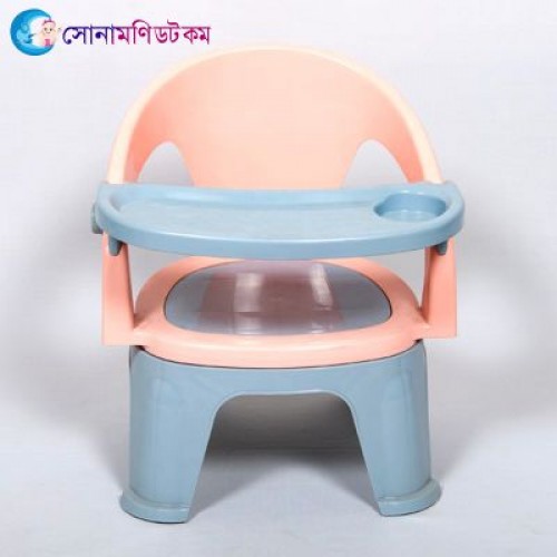 Baby Feeding Chair - Pink & Gray | Kids Furniture | FEEDING & NURSERY at Sonamoni.com Baby Feeding Chair - Pink & Gray | Kids Furniture | FEEDING & NURSERY at Sonamoni.com