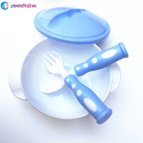 Suction Cup Bowl with Spoon Set - Blue Color | Bowls & Spoon | Feeding Item at Sonamoni.com Suction Cup Bowl with Spoon Set - Blue Color | Bowls & Spoon | Feeding Item at Sonamoni.com