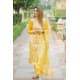 Flawless Yellow Color Embroidered Georgette Designer Top Plazzo Dupatta Set Flawless Yellow Color Embroidered Georgette Designer Top Plazzo Dupatta Set