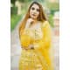 Flawless Yellow Color Embroidered Georgette Designer Top Plazzo Dupatta Set Flawless Yellow Color Embroidered Georgette Designer Top Plazzo Dupatta Set
