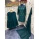 Graceful Bottle Green Color Embroidered Sharara Plazzo Graceful Bottle Green Color Embroidered Sharara Plazzo
