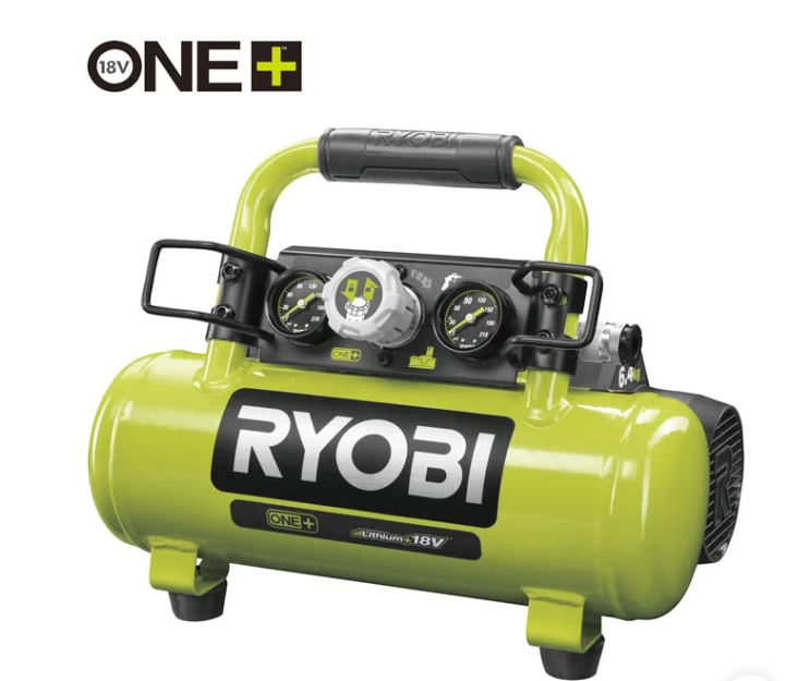 AIR COMPRESSOR MACHINES RYOBI 18V ONE CORDLESS AIR COMPRESSOR 3.8L 8.3BAR R18AC 0