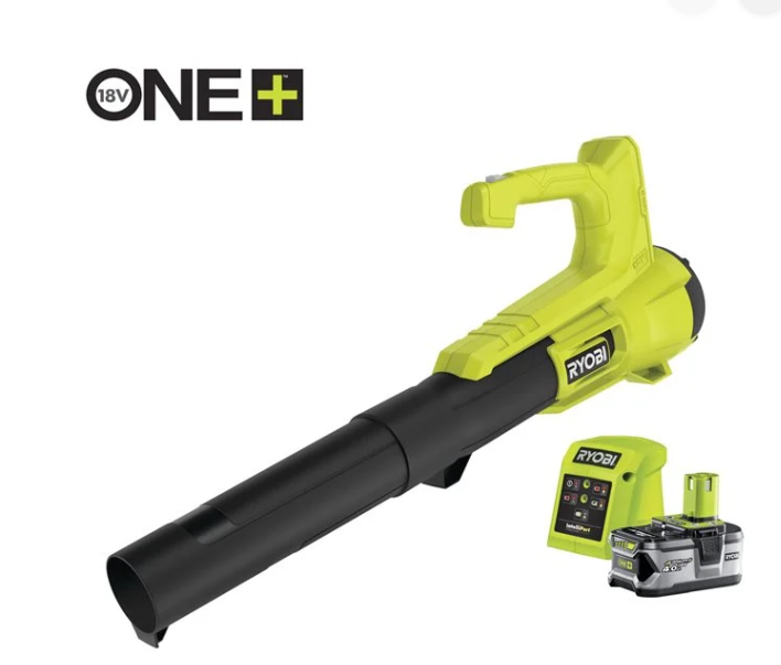 ONE RYOBI 18V GARDEN MACHINES RYOBI ONE 18V CORDLESS JET LEAF BLOWER WITH 4.0AH BATTERY RY18BLA 140