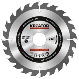 KREATOR CIRCULAR SAW BLADE Ø 165X30X2.0MM 24T KRT020410 KREATOR ΔΙΣΚΟΣ ΔΙΣΚΟΠΡΙΟΝΟΥ Ø 165X30X2.0MM 24T KRT020410