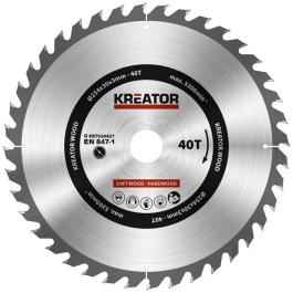 KREATOR CIRCULAR SAW BLADE Ø 254 X 30 X 3.0MM 40T KRT020427 KREATOR ΔΙΣΚΟΣ ΔΙΣΚΟΠΡΙΟΝΟΥ Ø 254 X 30 X 3.0MM 40T KRT020427