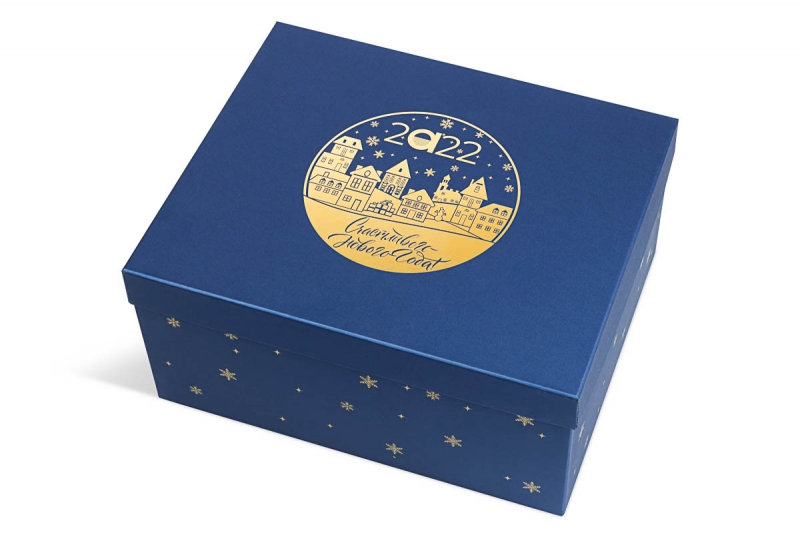 кашированная подарочная коробка в Москве на заказ большой тираж