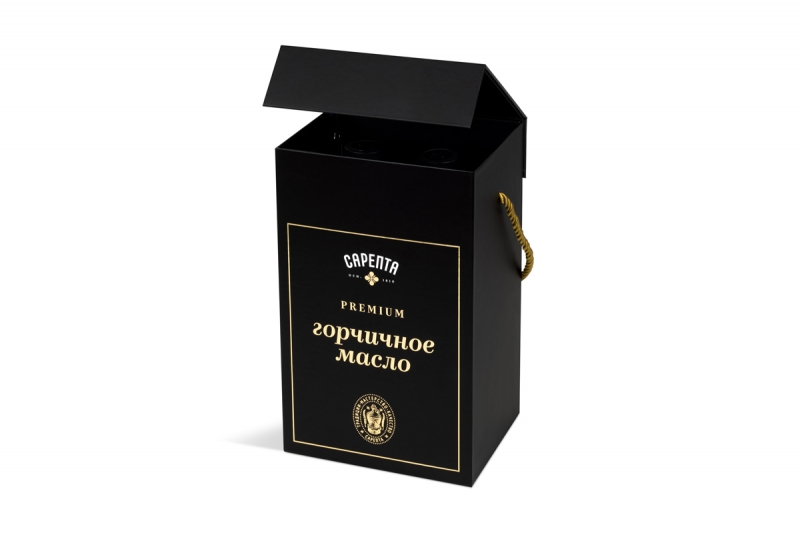 кашированная коробка-пакет под бутылку тираж производство в Москве
