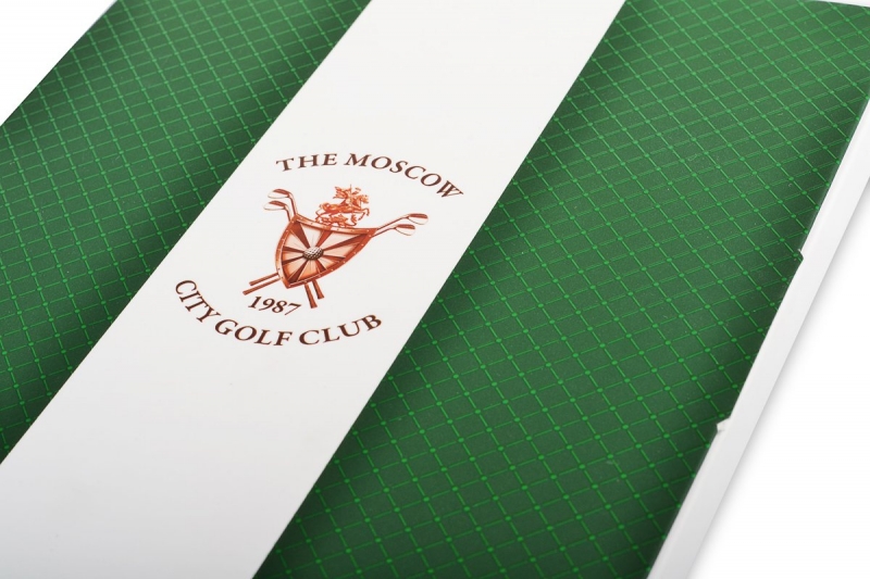 Упаковка для подарочной карты гольф-клуба