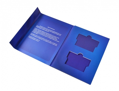 Картонная упаковка на магните для флешки и карты в Москве – производство на заказ
