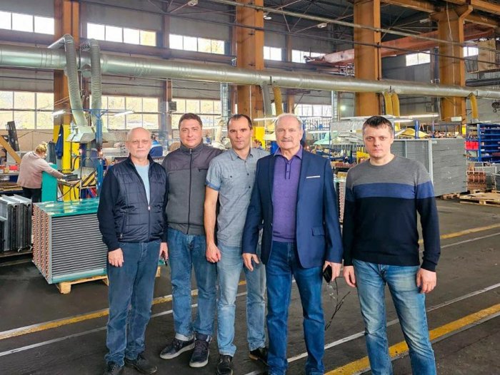 Руководство Россоюзхолодпрома посетило завод теплообменного оборудования CWC