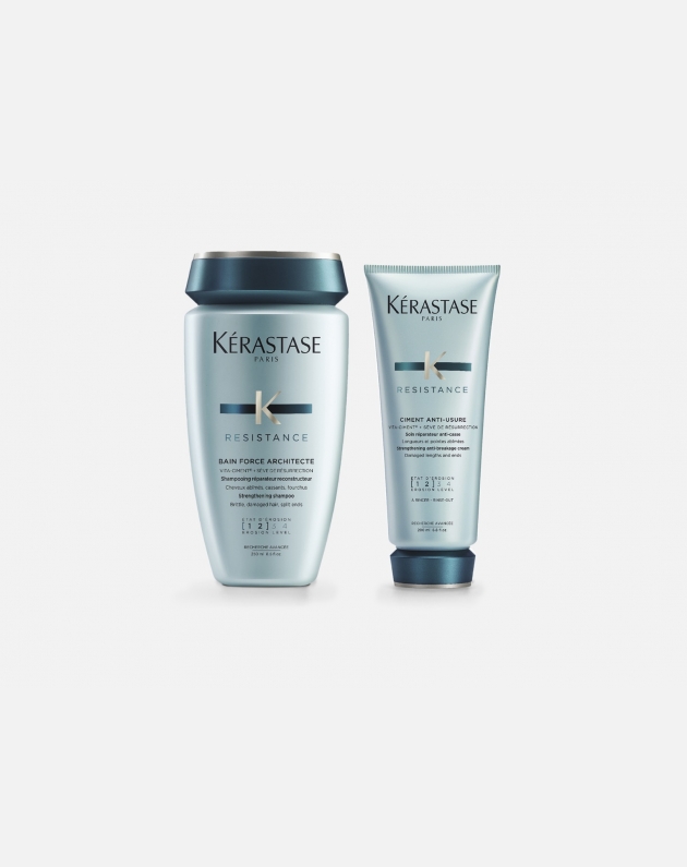 Kit Kérastase Resistance ristrutturante per capelli danneggiati - shampoo + balsamo