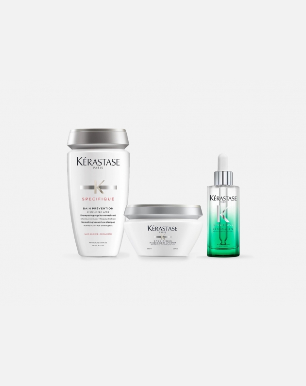 Kit Kérastase Spécifique shampoo argile equilibrante + maschera Hydra Apaisant 200ml + siero rinforzante
