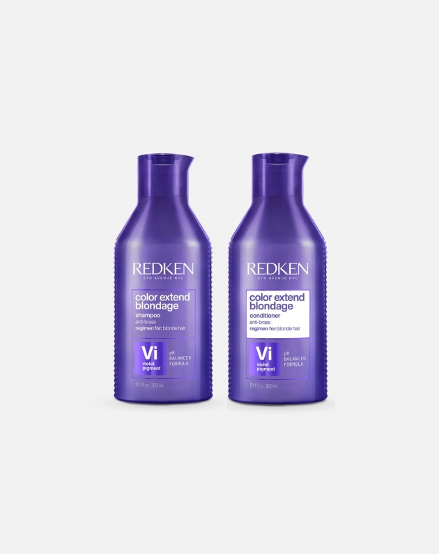 Kit Redken Color Extend Blondage antigiallo fortificante - shampoo + conditioner 300ml