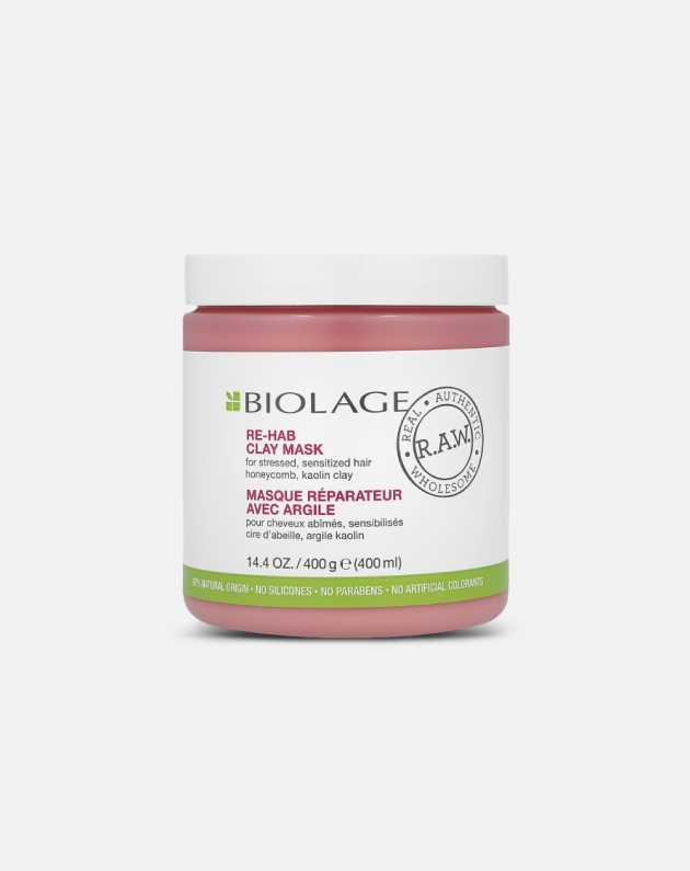 Biolage R.a.w. Recover Clay Mask Honeycomb Kaolin Clay 400 Ml