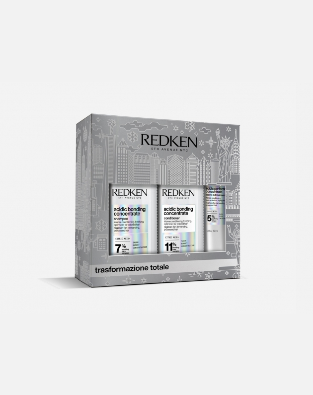 Redken Christmas Trio Coffret Acidic Bonding Concentrate shampoo balsamo trattamento