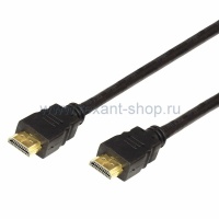 Шнур HDMI-HDMI gold 3M с фильтром (PE bag) Proconnect