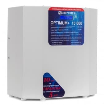 Тирристорый стабилизатор напряжения Энерготех OPTIMUM+ 15000 (LV) (95-260V)