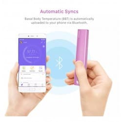 Femometer - inteligentný teplomer monitoringu Ovulácie pre prírodné plánovanie rodičovstva alebo neplodné dni spárovateľný s Android alebo IOS smartfónmi