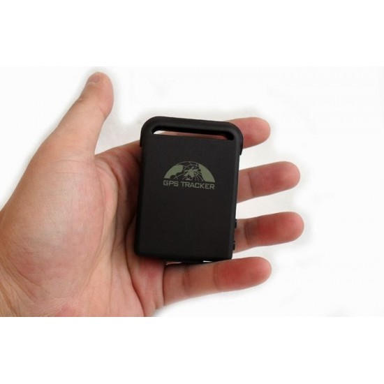 Univerzálny prenosný mini GPS tracker (sledovač výskytu a pohybu)