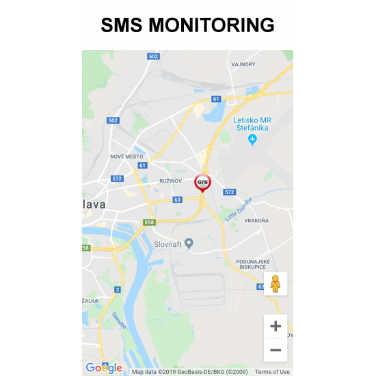 GPS tracker s možnosťou odstavenia motora cez SMS pre požičovne áut
