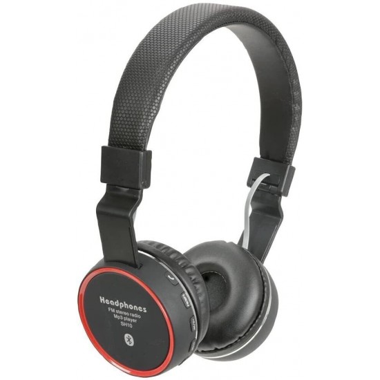Bluetooth slúchadlá s MP3, rádiom, handsfree v luxusnom čiernom prevedení 