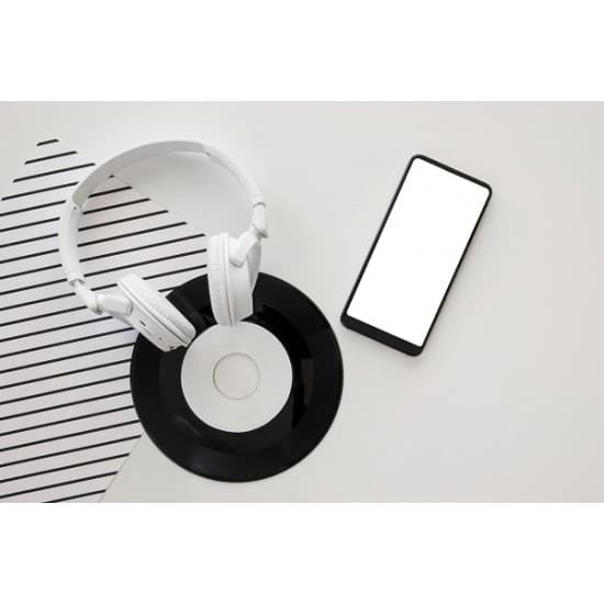 Dizajnovo príťažlivé, štýlové, nastaviteľné biele bezdrôtové Bluetooth slúchadlá s MP3 a FM rádiom