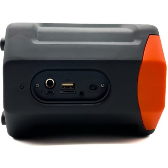 8W Bluetooth prenosný reproduktor, RGB podsvietenie, zosilnenie basov, FM rádio, slot na mikroSD kartu