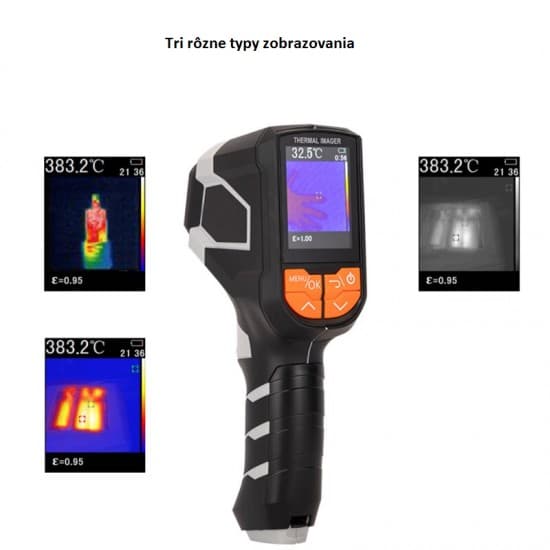 Ručná termovízna kamera s farebným displejom a infračerveným spektrom