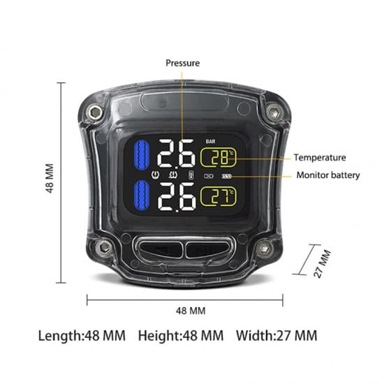 TPMS – Senzor tlaku a teploty v pneumatikách pre motorky